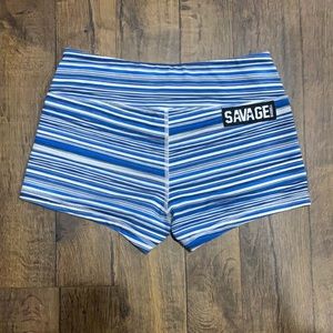 Savage Barbell booty shorts